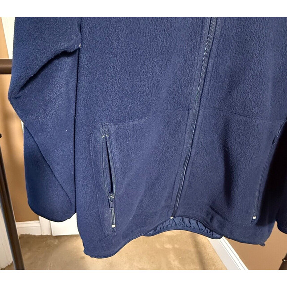 Vintage Tommy Hilfiger Fleece Jacket Womens Y2K Size XL Zip Pockets - Picture 4 of 6
